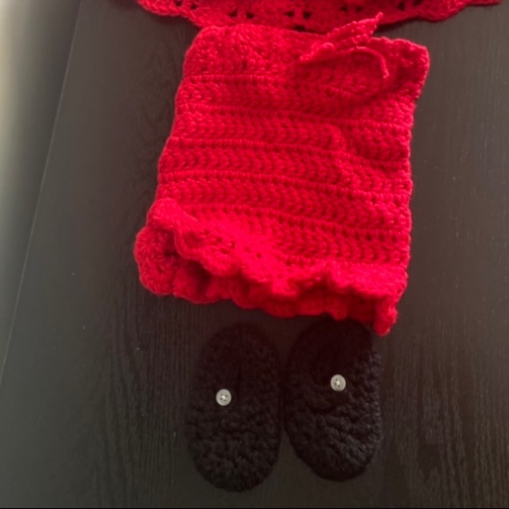 Crochet Little Red Riding Hood Costume